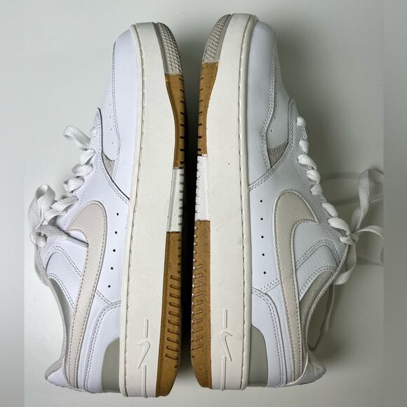 Nike Men's White and Tan Athletic Shoes - Picture 9 of 12